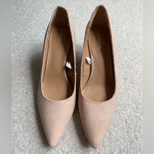 Merona tan heels